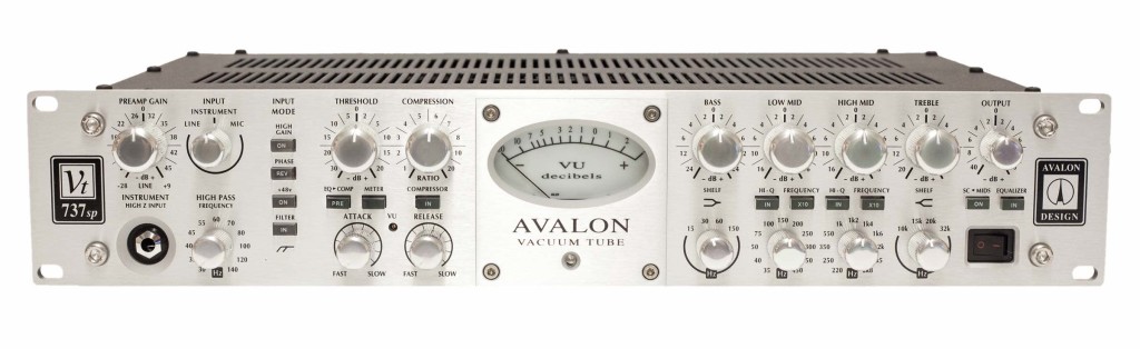 Avalon VT737SP, il preamplificatore usato per le voci da Tony Visconti