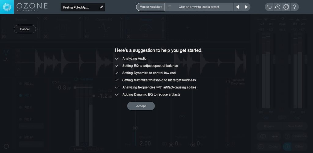 software mastering DAW