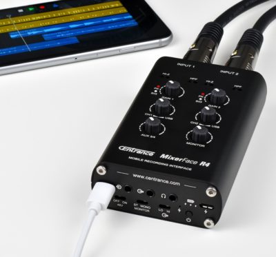 CEntrance MixerFace R4 mobile mixer interfaccia audio