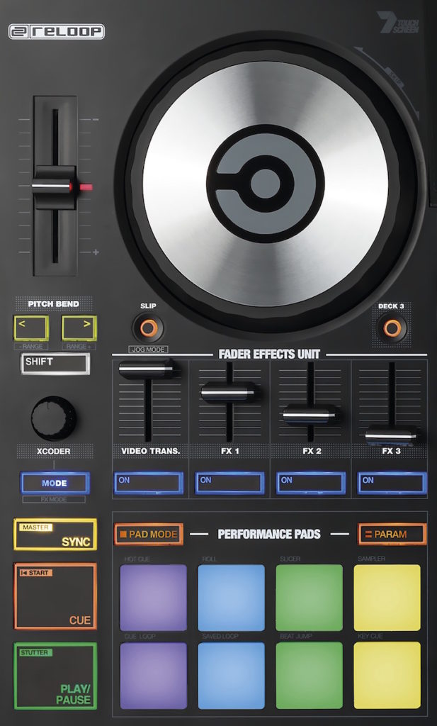 reloop touch console DJ
