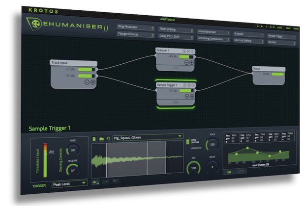 Krotos Audio Dehumaniser plugin audio sound design