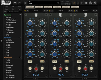 Slate Digital FG-A plugin audio virtual