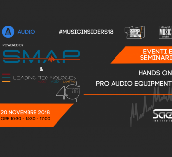 SMAP evento SAE Institute milano music week 2018