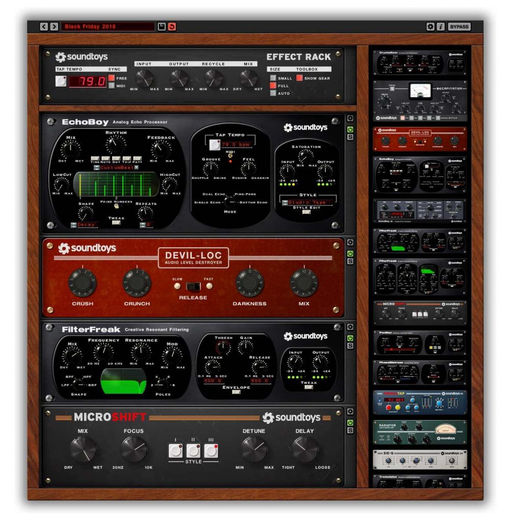 soundtoys bundle plug-in black friday 2018 sale sconti