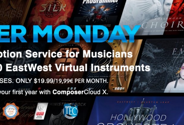 east west cyber monday composers cloud virtual instrument