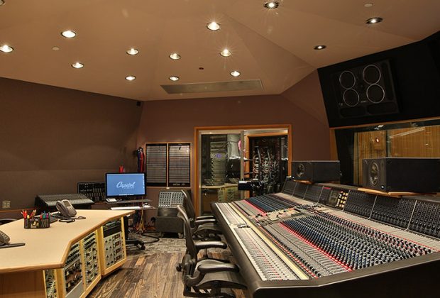 Capitol studio B news studio pro rec mix analog hardware pmc speaker audiofader