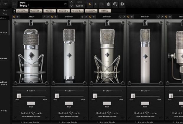 Slate Digital VMS Blackbird Mics plug-in virtual microphone system software daw audiofader