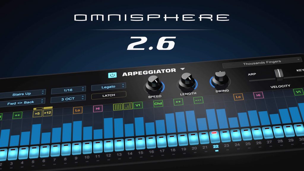 Spectrasonics Omnisphere update v2.6 aggiornamento virtual instrument synth sintetizzatore namm show 2019 software music production audiofader