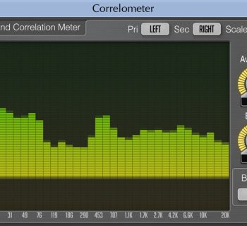 Voxengo Correlometer plug-in audio software virtual mix mastering audiofader