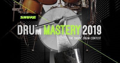 Shure Drum Mastery 2019 batteria, contest youtube video prase audiofader