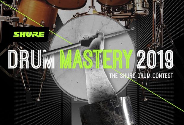 Shure Drum Mastery 2019 batteria, contest youtube video prase audiofader