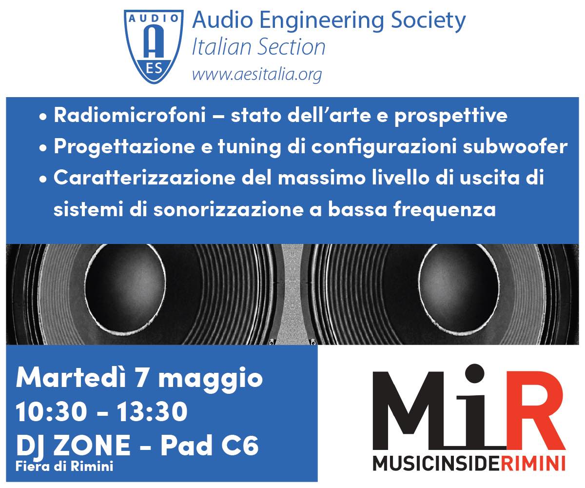 AES evento MiR 2019 audiofader