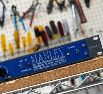 Manley Dual Mono xxx ltd ed hardware analog outboard rack mic audio pro audiofader