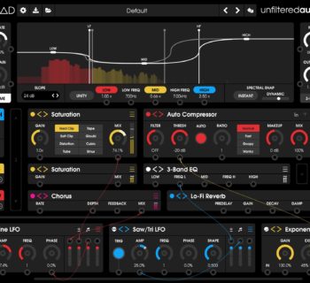 Unfiltered Audio Triad plug-in audio virtual processing mix daw itb software audiofadedr