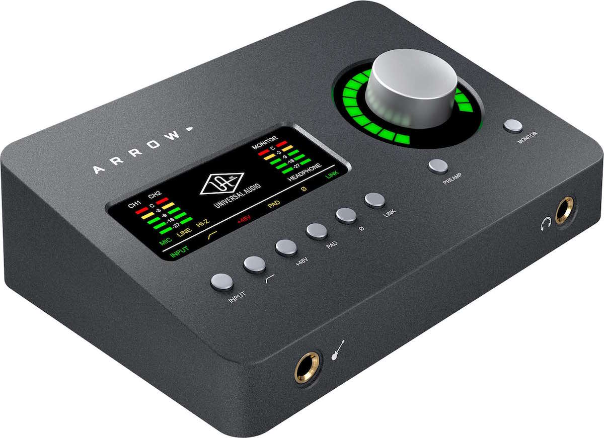 Universal Audio Arrow interfaccia audio pro studio home project eko music group test audiofader