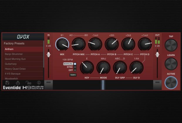 Eventide QVox iPad plug-in audio mobile ios audiofader