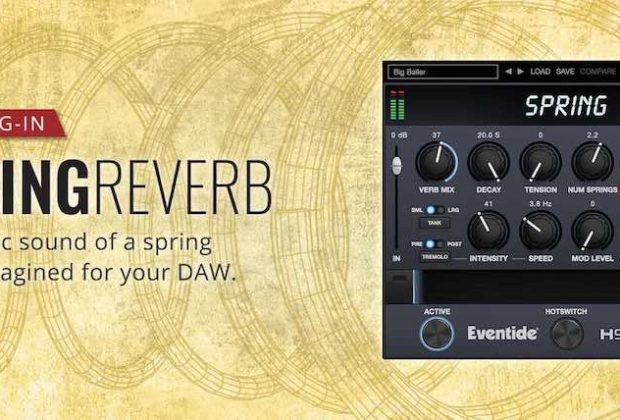 Eventide Spring Reverb plug-in audio fx iOS rec mix daw virtual software funky junk audiofader