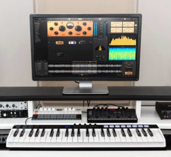 Ik Multimedia iLoud MTM white monitor studio mogar audiofader