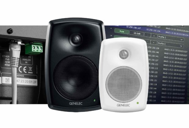 Genelec 4420 4430 Smart IP monitor speaker audio pro midiware audiofader