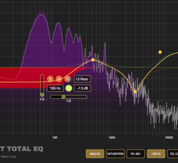 Hornet Total Eq virtual eq plug-in software daw processing audiofader