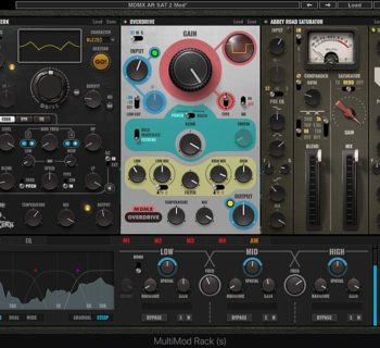 Waves MultiMod Rack virtual distortion fx mix software audiofader