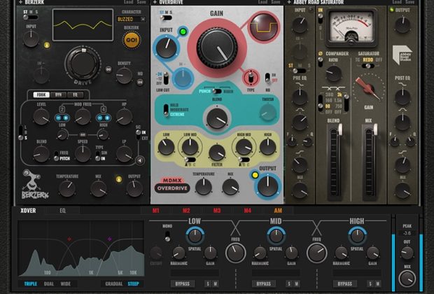 Waves MultiMod Rack virtual distortion fx mix software audiofader