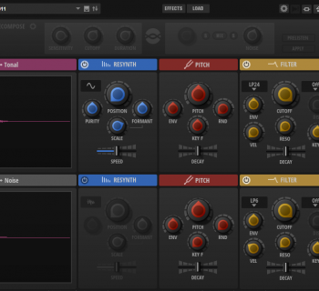 Steinberg Backbone GUI resynthesizer vst drum cubase percussive sound subacractive plug-in au music production sound design test pierluigi bontempi audiofader