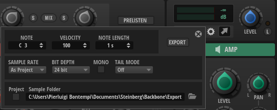 Steinberg Backbone GUI resynthesizer vst drum cubase percussive sound subacractive plug-in au music production sound design test pierluigi bontempi audiofader