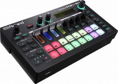 Roland MC-101 hardware dj digital groovebox performance zenology rolandcloud test audiofader andrea maio