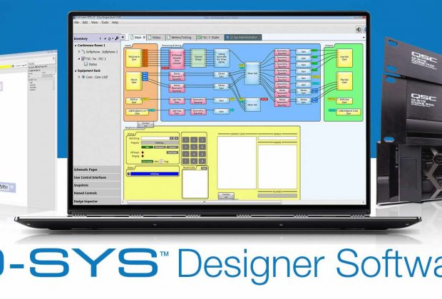 QSC Q-Sys hardware it system q-system exhibo audio video control audiofader