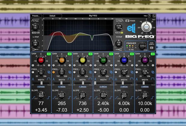 Empirical Labs Big FrEQ plug-in audio mixing mix virtual daw software audiofader