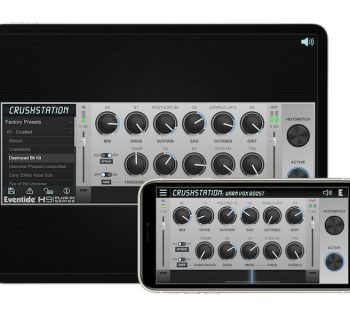 Eventide plug-in audio pro software mix fx ipad iphone ios mac pc crushstation crystals micropitch rotary shimmerverb spring undulator