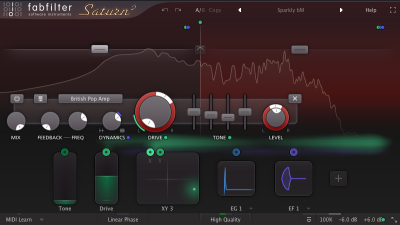 FabFilter Saturn 2 test software virtual mix harmonic exciter distortion andrea scansani daw audiofader