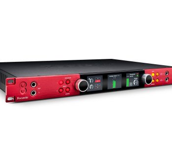 Focusrite Pro Red-8Line leading tech pro audio studio aoip ethernet dante audiofader