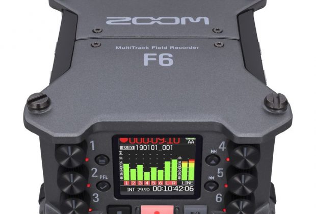 Zoom F6 mogar registratore portatile rec recorder studio audio pro live audiofader test vincenzo bellanova