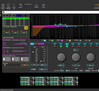 RCF RDNet software gestionale impianti audio pro live livesound engineer pa monitor audiofader