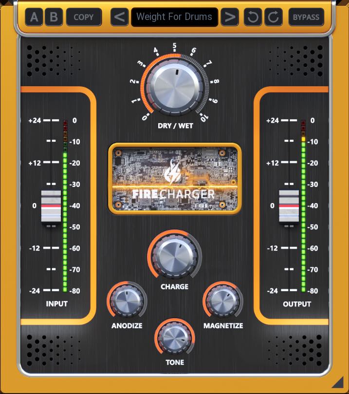 United Plugins FireCharger plug-in audio software mix audiofader