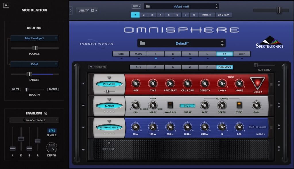 Spectrasonics Omnisphere 2.6 test vincenzo bellanova audiofader peso
