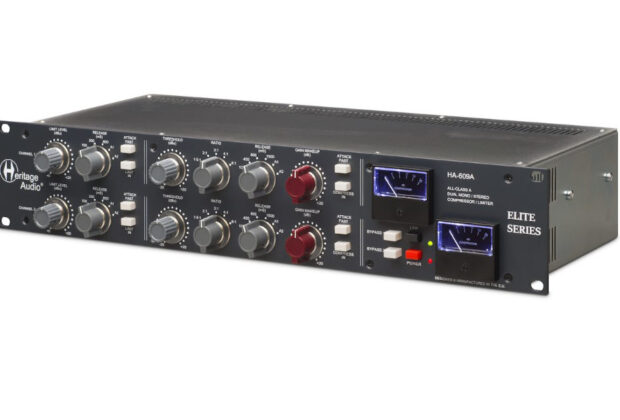 Heritage Audio HA-609A review test recensione hardware outboard recording mixing limiter compressor midi music audiofader andrea scansani