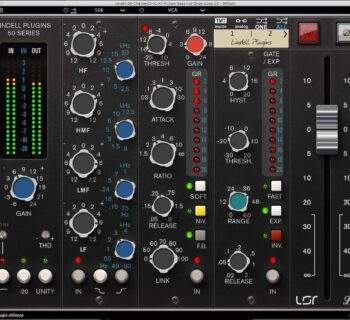 Plugin Alliance Lindell 50 software plug-in audio mix audiofader