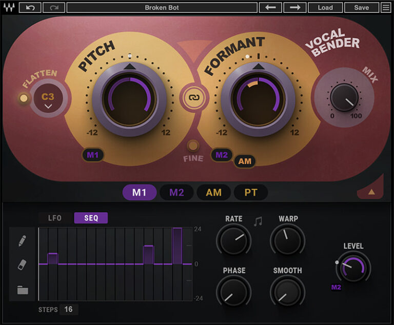 Waves Vocal Bender, pitch correction creativa Audiofader