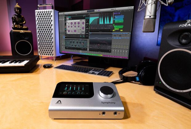 Apogee Symphony Desktop hardware audio interfaccia recording home project studio soundwave audiofader