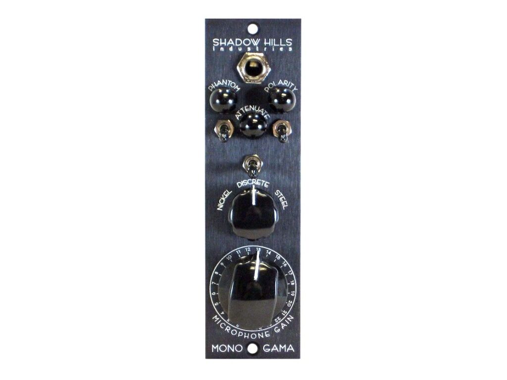 Shadow Hills Industries Mono Gama hardware outboard rack funky junk recording preamp audiofader luca pilla review recensione test