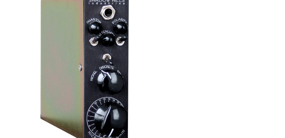 Shadow Hills Industries Mono Gama hardware outboard rack funky junk recording preamp audiofader luca pilla review recensione test