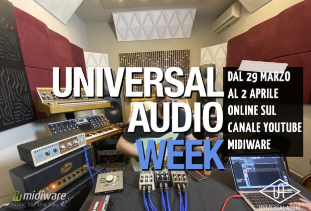 Universal Audio Week midiware online youtube enrico cosimi uad plug-in software daw audio pro audiofader