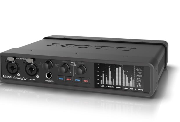 Motu UltraLite-mk5 interfaccia audio recording mixing home studio hardware backline audiofader