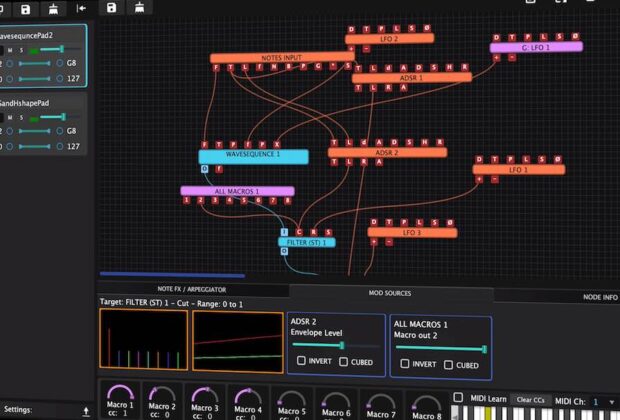 Tracktion Hyperion virtual instrument daw software music producer audiofader