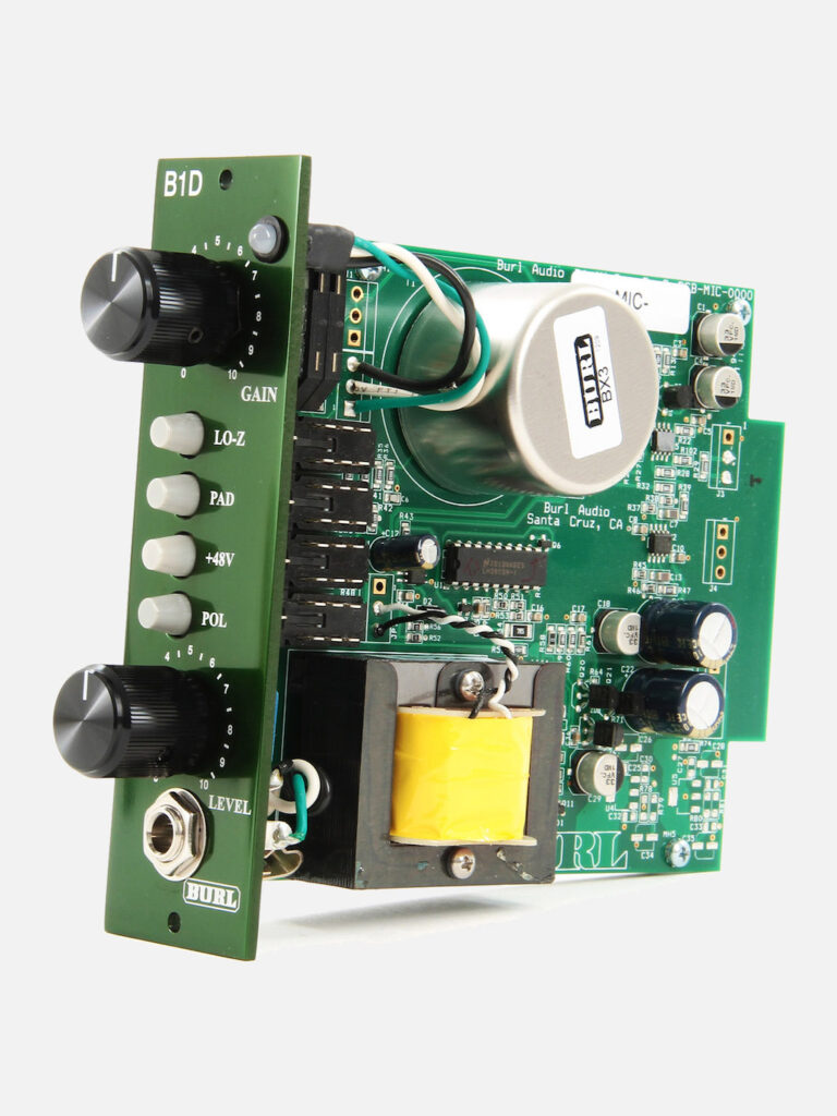 Burl Audio B1D preamp hardware rack api500 recensione test review audio pro recording audiofader mattia panzarini digiland