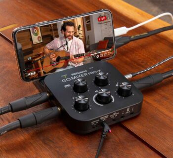 Roland GOMixer Pro-X interfaccia audio mobile recording live broadcast hardware audiofader