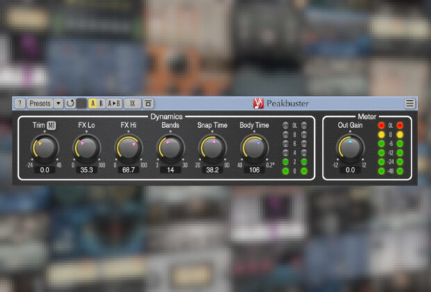 Voxengo Peakbuster software plug-in audio mixing enhancer audiofader